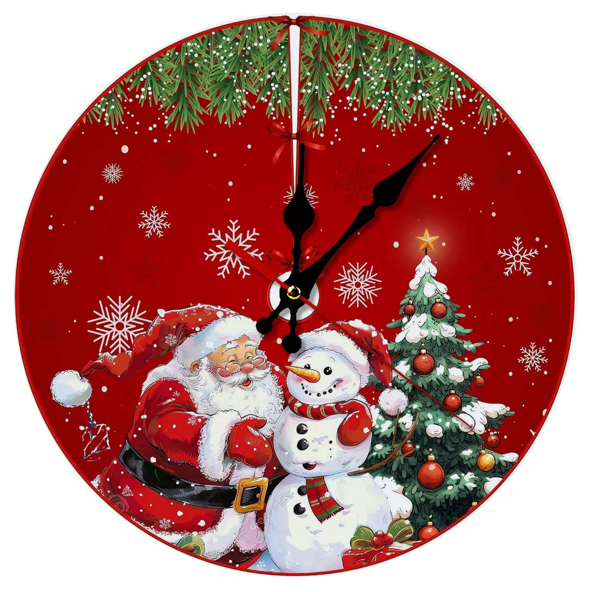 Silent Round Wall Clock – Modern & Stylish DIY Design, Durable Wood Construction, Easy To Install – Perfect For Office, Bedroom, Living Room, And More